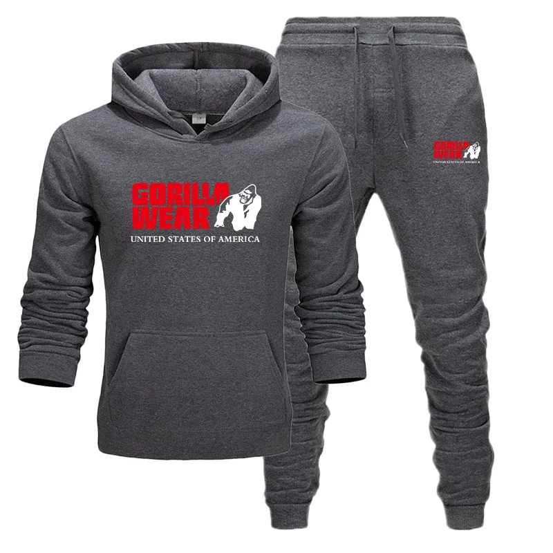 Мужской спортивный костюм GORILLA WEAR комплект из двух предметов: толстовка с