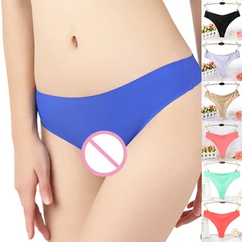 

3 Pcs/lot Sexy Soft Women Underpants Simple G-string Low Waist Intimate Ladies Pants Panties Full Cotton Crotch Plus Size