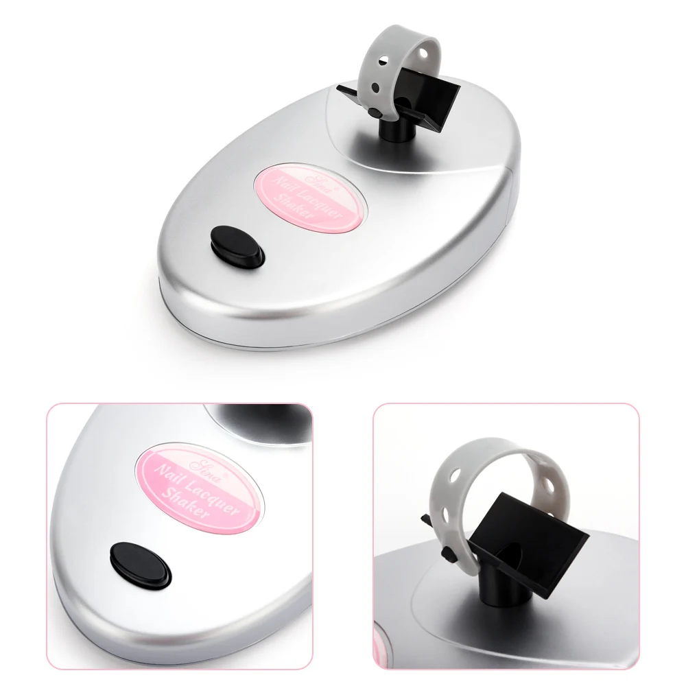  Nail Lacquer Shaker Adjustable Nail Gel Polish Varnish Bottle Shaking Machine Liquid Bottle Anti Ca