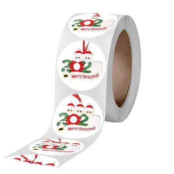 

Self Adhesive Christmas Snowman Sticker Tag Envelope Labels Gift Sticker for Packing box Postcard Stationery Sticker 2020