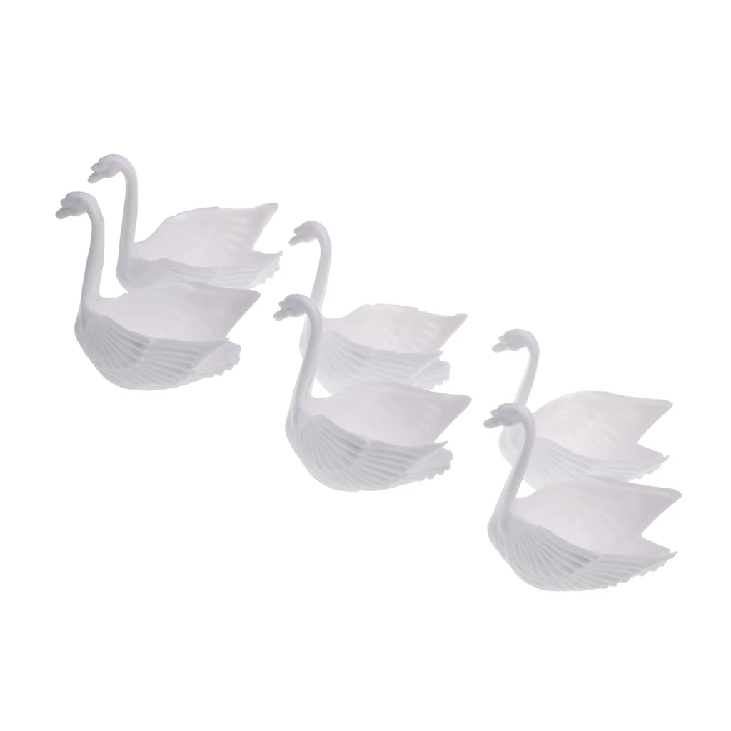 12 Pieces Elegant Swan Wedding Favors Boxes Baby Shower Candy Box Birthday Supply Gift
