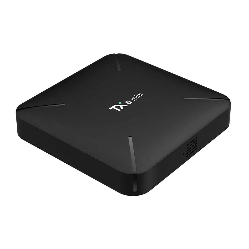 T tv BOX Android 9,0 tv Box TX6 Мини Android Smart tv Box 2 Гб 16 Гб USB 3,0 2,4G 5G Wi-Fi 3D 4K Full HD H.265 100M Ethernet
