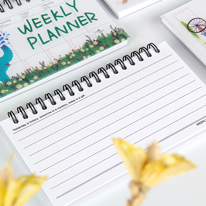Kawaii Portable Planner - Cute Agenda Diary and Student Organizer
