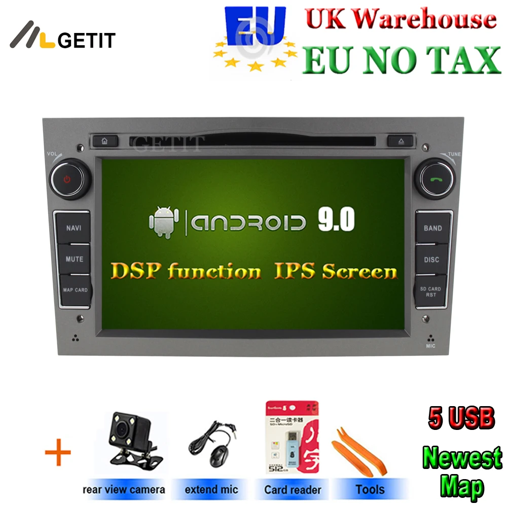 Android 9 автомобильный dvd-плеер стерео для Opel Vauxhall Astra H G J Vectra Antara Zafira Corsa с радио WiFi