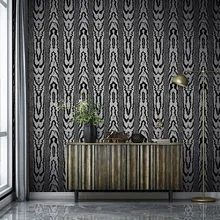 Nordic Wood Wallpapers for Living Room Non Woven Paper Roll for Bar Shop Store  Decoration