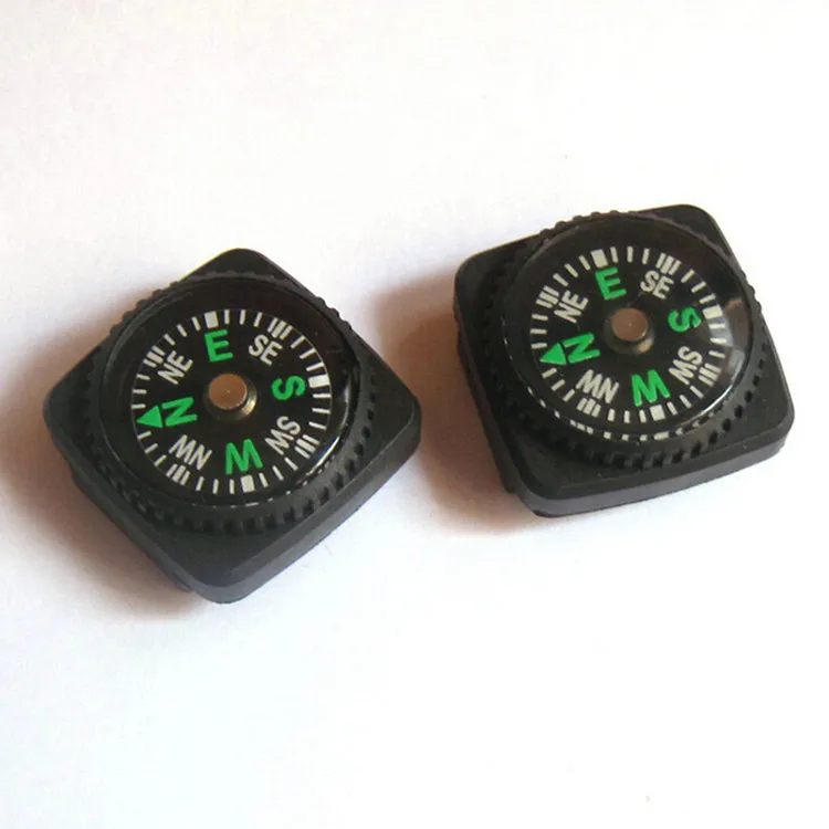 

Mini Watch Strap Button Compass for Paracord Bracelet Survival Mini Pocket Compass Outdoor Hiking Camping Accessories