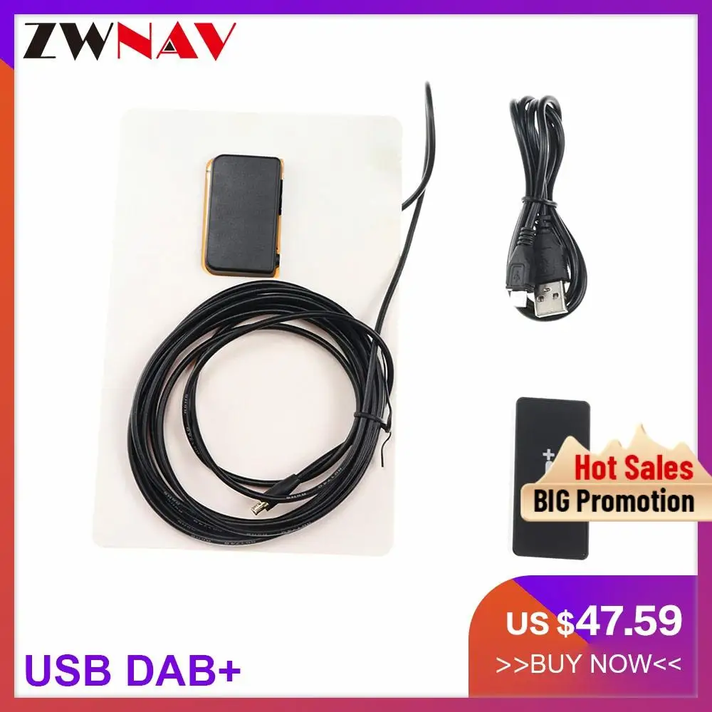 

USB DAB+ Mini GPS Receiver Antenna For Europe USA Digital Radio for Android Car DVD Player with 4.4/5.1/6.0/7.1/8.0 System