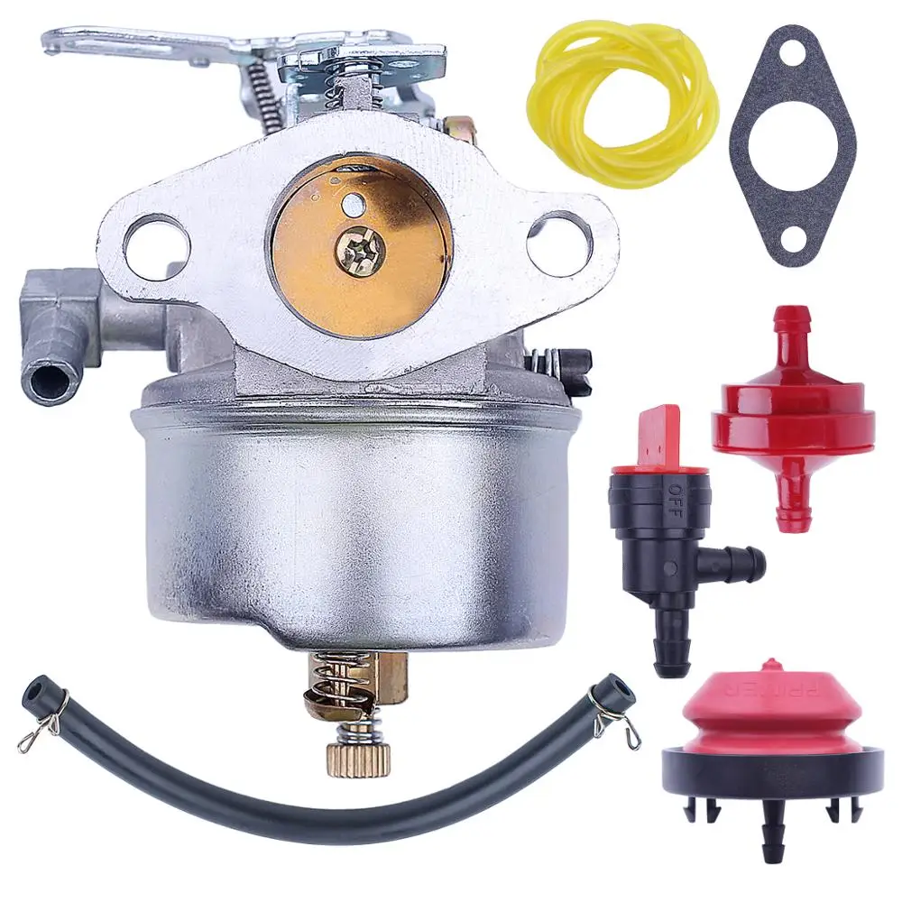 Carburetor for Tecumseh 632113A 632113 HS40 HSSK40 Engines with Fuel Filter Line and Primer Bulb For Oregon 50-662 MFG 1427 | Инструменты