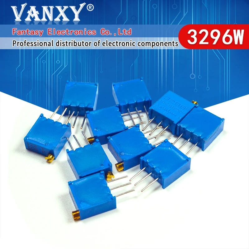 10 шт. потенциометр триммера 3296W 1 103LF 3296 Вт кОм 103 W103|trimmer potentiometer|3296w 10ktrimpot trimmer |