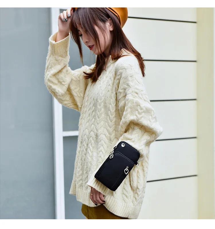 Universal Mobile Phone Bag For Samsung/iPhone/Huawei/HTC/LG Case Wallet Outdoor Sport Arm Purse Shoulder Bag Women Phone Pouch