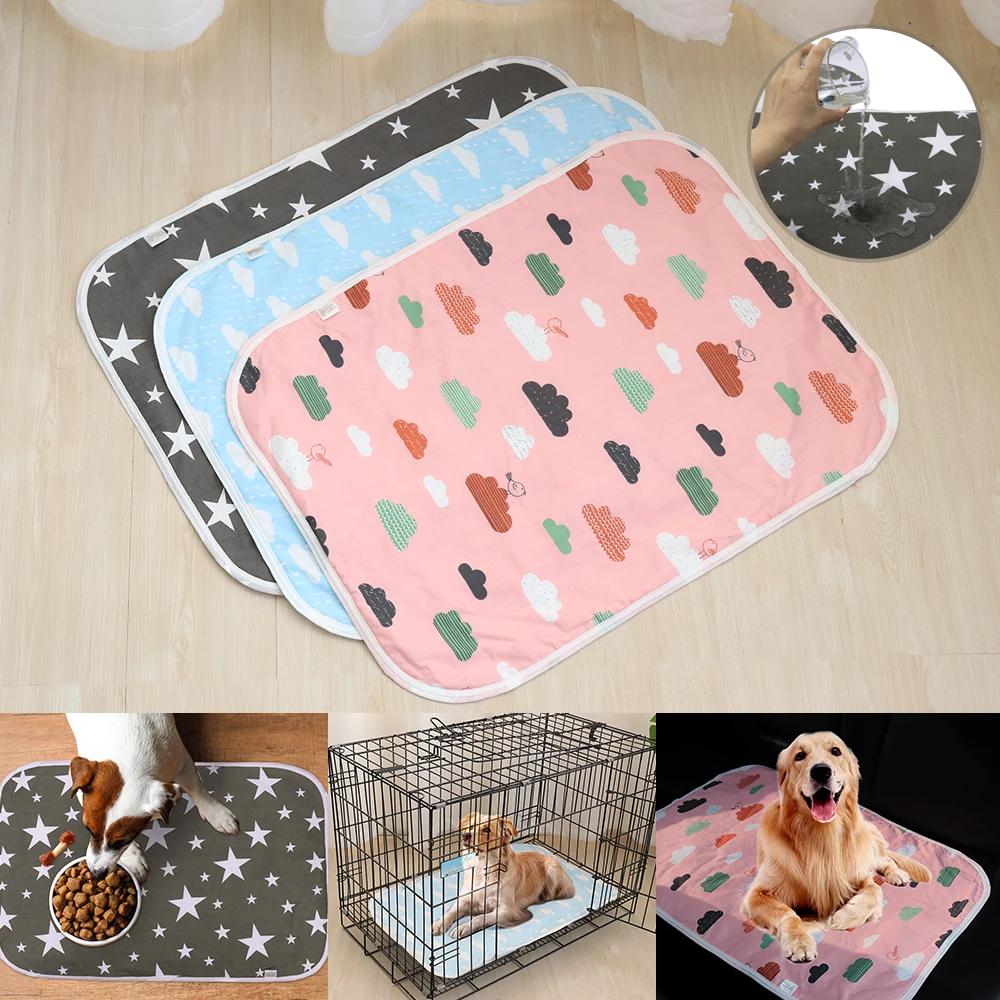 Reusable Dog Urine Pad Washable Dog Cat Diaper Bed Mat Super Absorbent