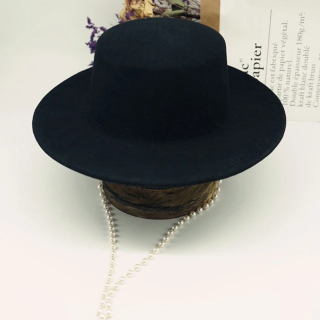 Felt Hat - Black - Ladies