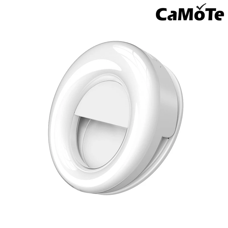Новая портативная светодиодная Кольцевая вспышка для фотосъемки телефон