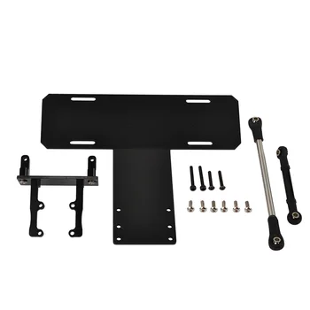

RC Battery Tray Servo Mount and Link Modified into Servo mount on Axle Chassis for Axial SCX10 II 90046 1/10 RC Crawler Car