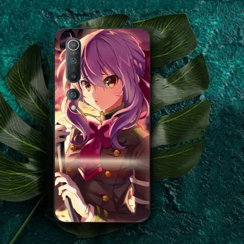 RuiCaiCa Owari No Seraph Phone Case for RedMi note 7 8 9 6 5 4 X pro 8T 5A xiaomi leather case color