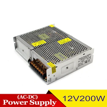 

Universal 12V 16.7A 200W Power Supply Driver Light Transformers 220V 110V AC DC12V SMPS for CCTV Camera LED Strip Lamp Monitor