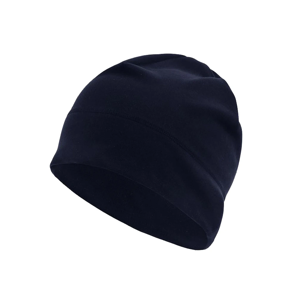 Navy Blue Для женщин и мужчин поглощение пота тепловой ветрозащитный купол Велоспорт Бег теплая зимняя эластичная шапка Пешие прогулки Твердые Спорт на открытом воздухе - Color: Navy Blue