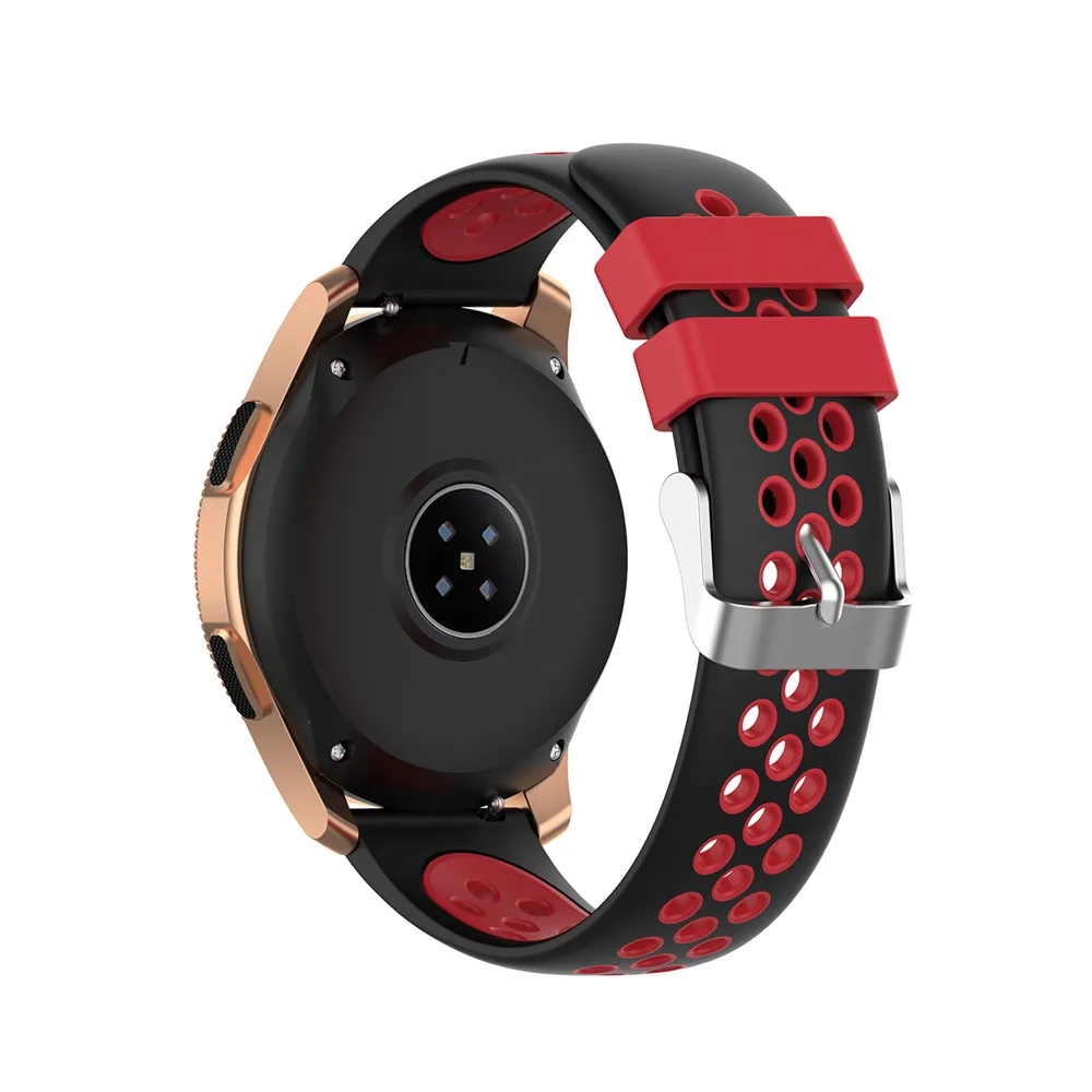 Силиконовый ремешок 20 мм для Garmin VIVOMOVE 3/HR Sport для samsung Galaxy Watch 42 мм R815 для Timex Weekender/Expedition
