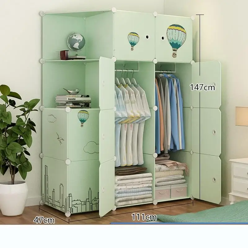 Домашний Armario Ropa Armoire mobini Armadio комод для табло Range De Dormitorio мебель для спальни Mueble шкаф - Цвет: MODEL A