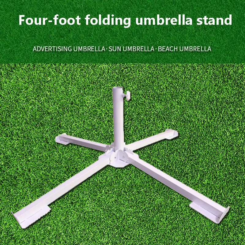 Outdoor Sun Umbrella Base Stand Portable Beach Patio Fishing Parasol Ground Bracket Folding Steady Umbrella Holder 3 4cm Pole Patio Umbrellas Bases Aliexpress