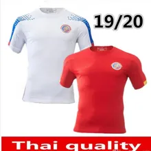 Новинка 19 20 Футбольная Футболка в стиле КостаРики домашняя Красная белая K. WASTON CAMPELL BRYAN M. URENA BORGES 5 футбольная рубашка