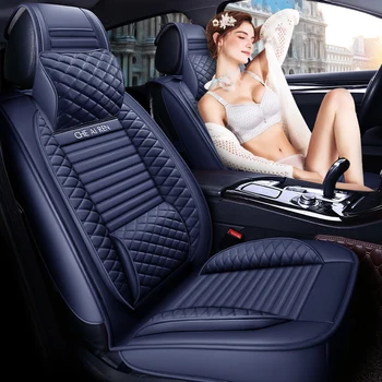 

Full Coverage Eco-leather auto seats covers PU Leather Car Seat Covers for lada44vu pickuptrucktotal datsun mido ondo