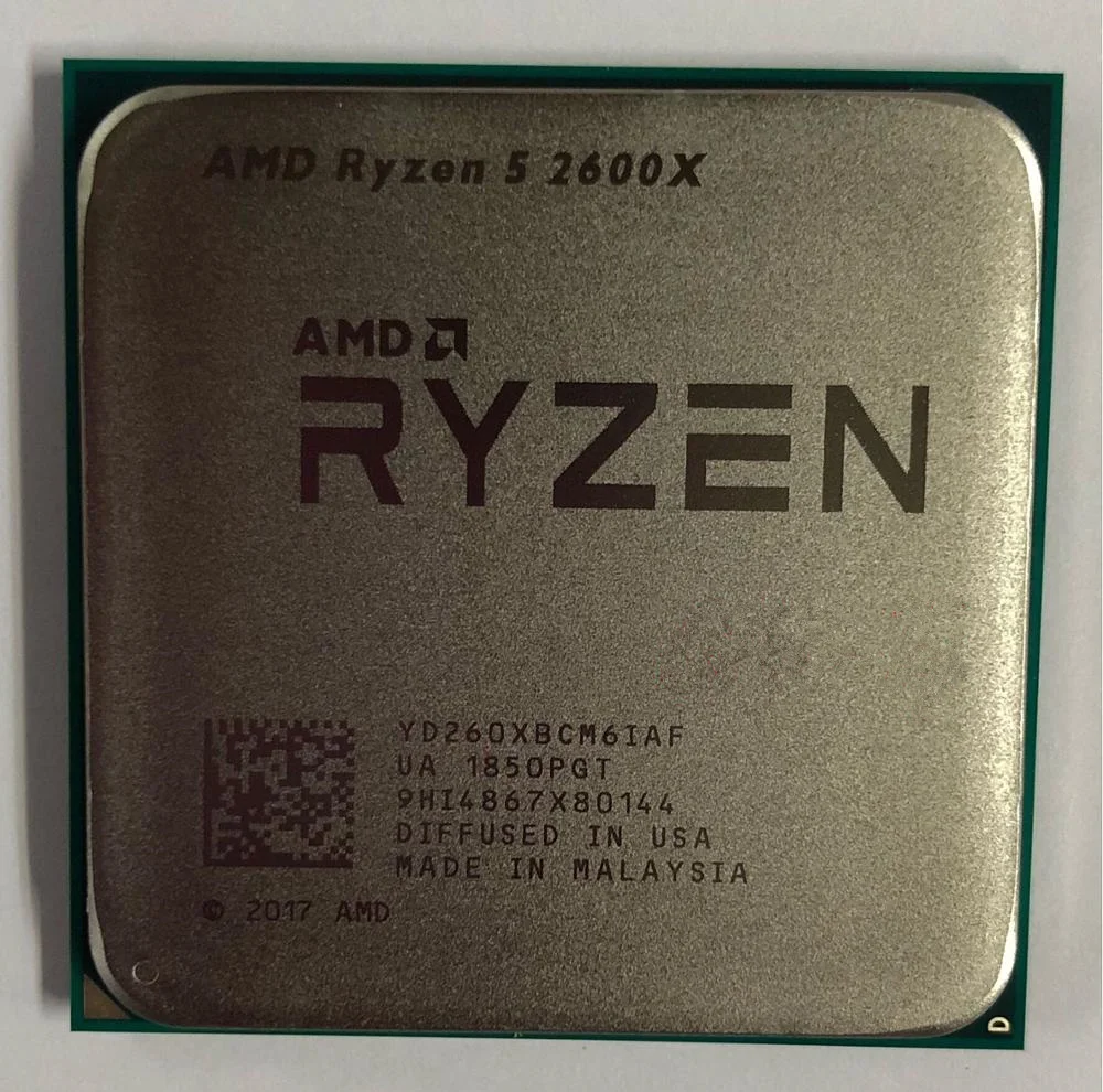 Процессор AMD Ryzen 5 2600X R5 2600X3,6 GHz шестиядерный 12-проводной, L3 = 16M 95W YD260XBCM6IAF Socket AM4, оригинальная коробка с вентилятором