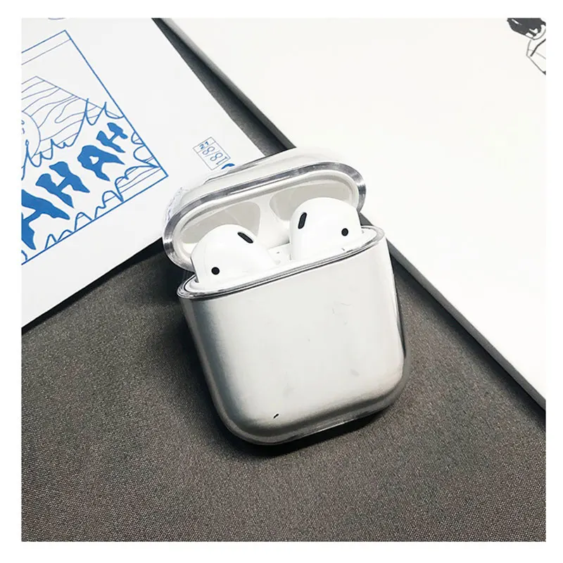 Модный Роскошный прозрачный футляр для Apple Airpods чехол наушников Аксессуары