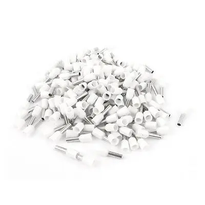 

200pcs AWG14 Wire Copper Crimp Connector Insulated Ferrule Cord Terminal White