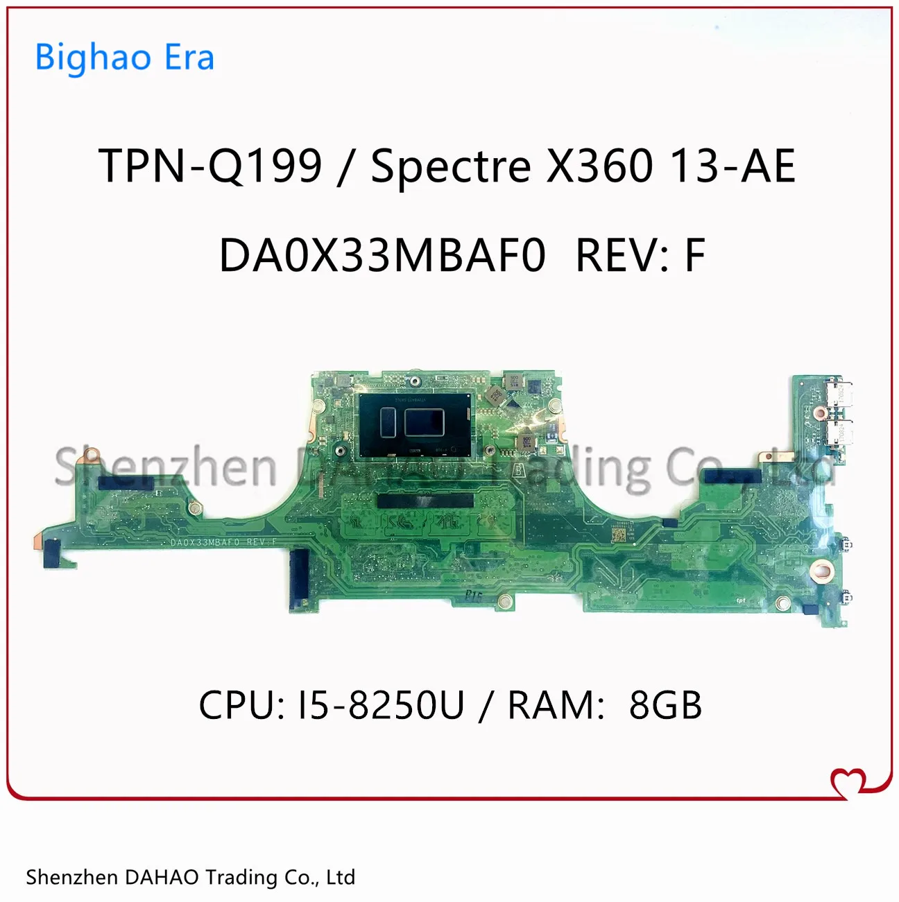 For HP Spectre X360 13-AE010CA 13-AE Laptop Motherboard 941882-001 941882-601 W/ i5-8250U 8GB-RAM DA0X33MBAF0 100% Fully Tested |
