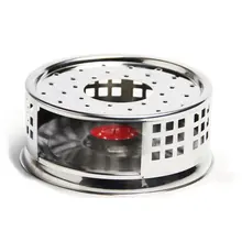 XMT-HOME коврик из нержавеющей стали Подставка для чайника со свеча в виде цветка стеклянный чайник warmerkettle свечной обогреватель