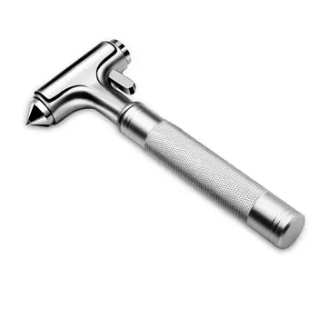 

Full Metal Safety Hammer Practical Fire Escape Lifesaving Hammer Window Breaker Emergency Hammer For Car