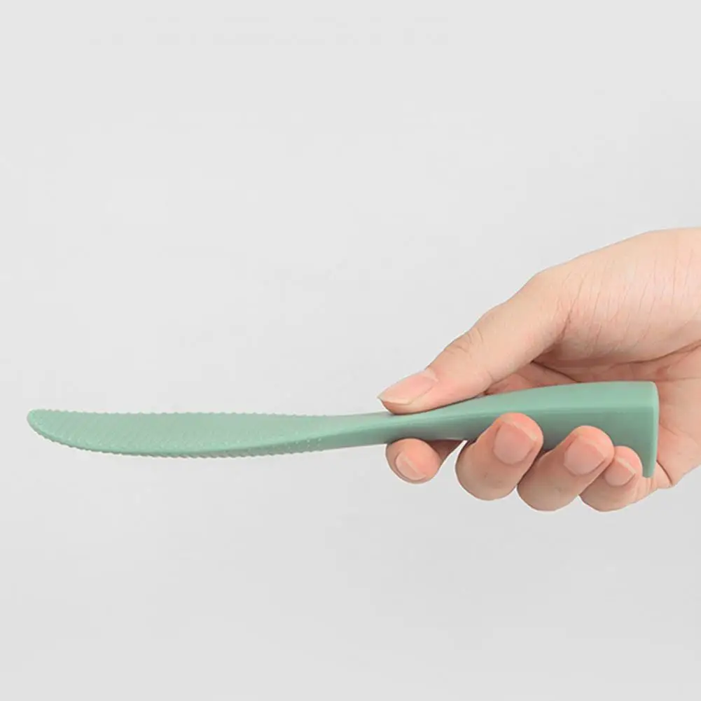

Great Rice Spoon Anti-slip 5 Colors Rice Paddle Creative Vertical Style Rice Paddle Spoon Kitchen Gadget