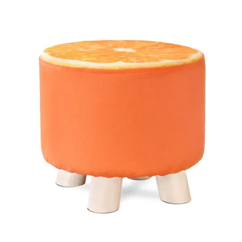 

Solid Wood Shoes Bench Fashion Shoes Stool Creative Square Stool Sofa Fabric Stool Coffee Table Bench Children's Stool