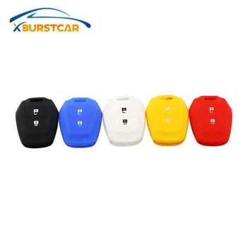 

Xburstcar Silicone Car Key Cover Protector Case Fit for Isuzu DMAX MUX Truck 2 Button Silicon Case D-Max FOB Shell Accessiory
