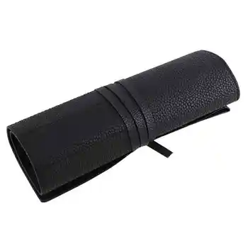 

Black Cosmetic Bag Makeup Brushes Case Portable Bag for Make Up Brush Travel Organizer Rolling Pouch Holder Professional Beauty