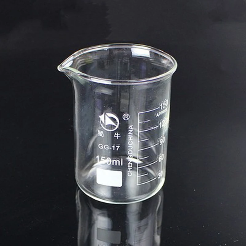 1set Lab Borosilicate Glass Beaker All Sizes