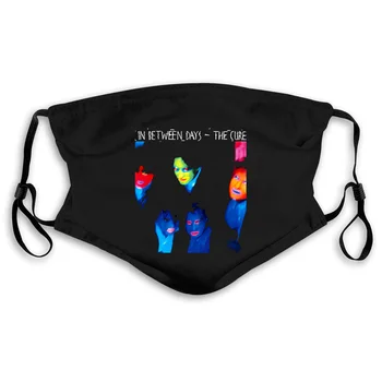 

The Cure - In Between Days, Robert Smith, poster (BLACK) Man Mouth Mask Women's kid PM2.5