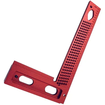 

1Pcs Aluminum Alloy 90 Degree Squares L Shape Right Angle Line Ruler Scriber Gauge Carpenter Woodworking Tools