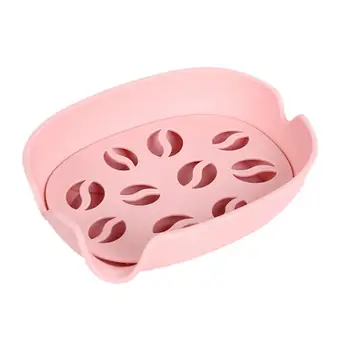 

1pc Soap Box Two Layers Plastic Waterproof Soap Box Soap Holder Organizer Container for Outdoors Bathroom Kitchen