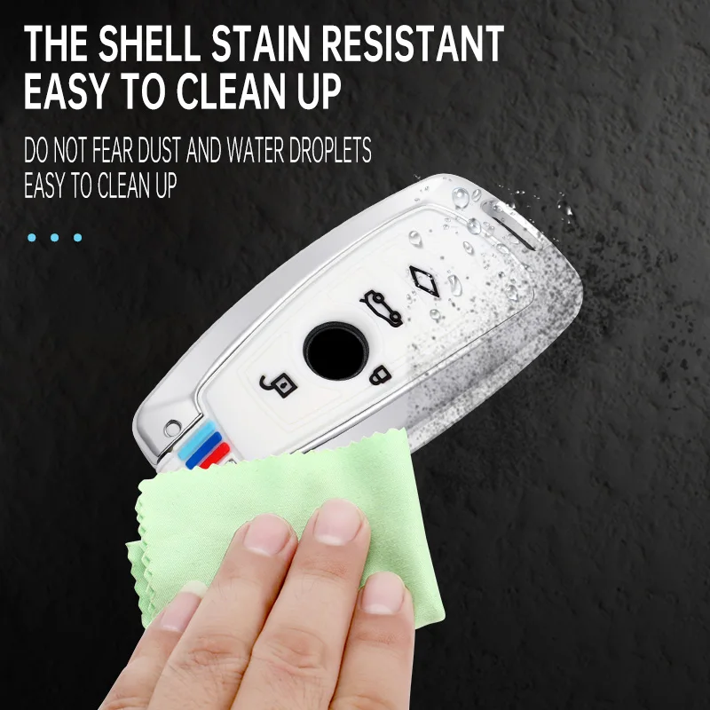 Auto Chiave A Distanza Borsette Caso Della Copertura Fob In Fibra di Carbonio Per BMW F20 F30 G20 f31 F34 F10 G30 F11 X3 F25 X4 I3 M3 M4 1 3 5 Serie - H31800867eb0e4f6bb9e3ffda56e80a54U