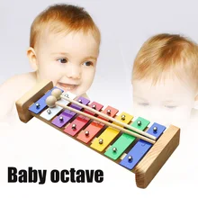 Детские стук пианино клавишные 8 тон Красочные детская музыкальная обучающая игрушка FOU99