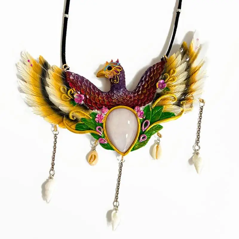 5 Color Creative Fashion New Animal Phoenix Resin Pendant for Home Wall Decoration Crafts Ornaments