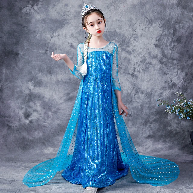 Cosplay Costume Dresses | Kids Cospaly Dresses - New Frozen Elsa Dress Girls  Summer - Aliexpress
