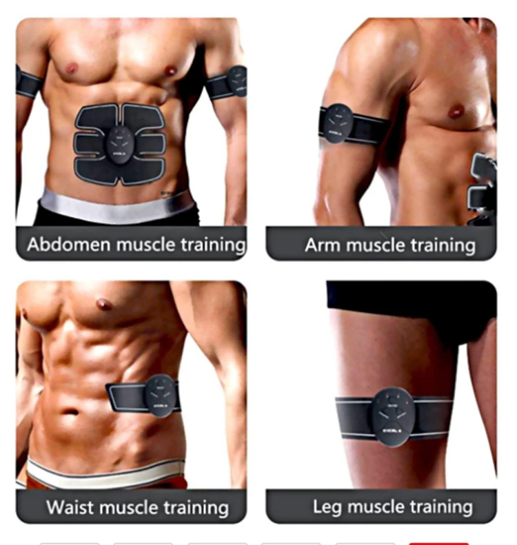 EMS, беспроводной стимулятор мышц живота, тренажер, умный фитнес-тренинг, Электрические наклейки для похудения, пояс для похудения