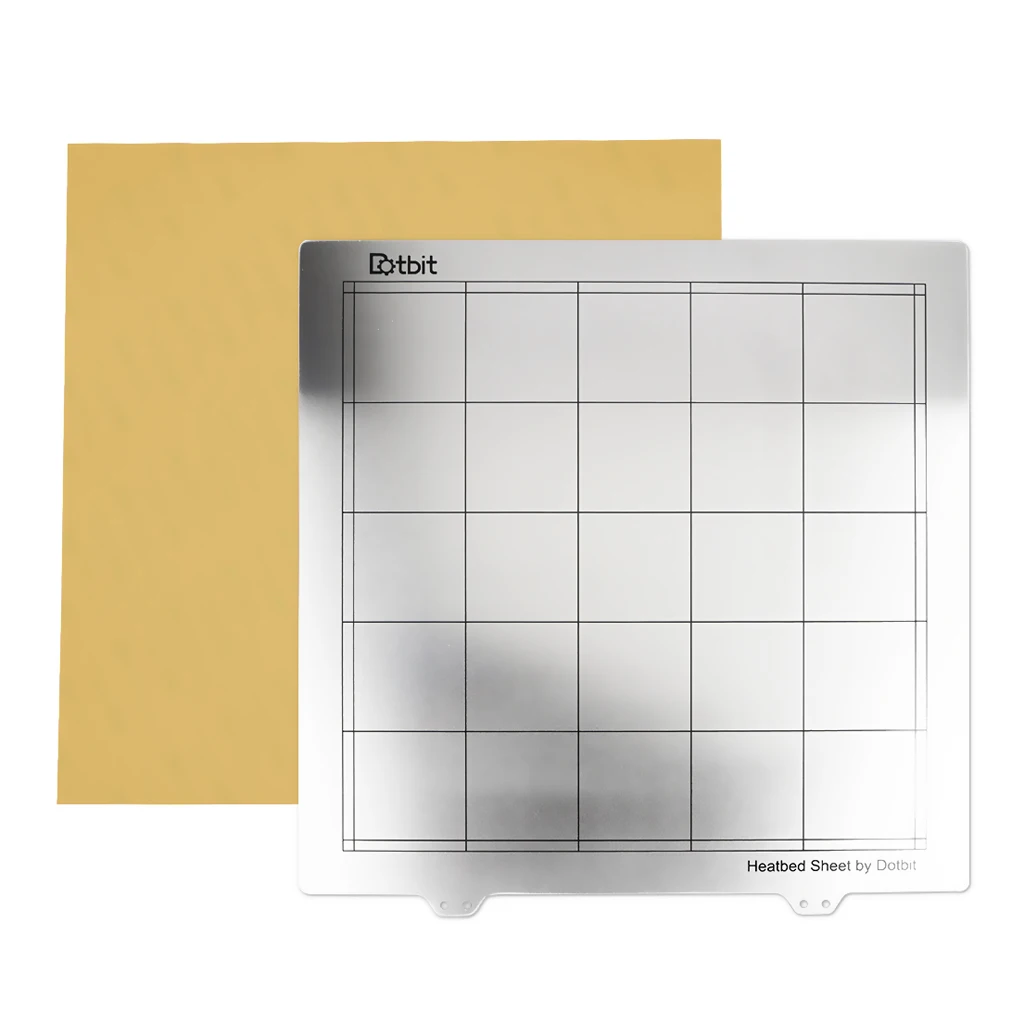 3D Printing Build Surface, Heat Bed Platform & PEI Sheet with Sticker, 300x300mm Square