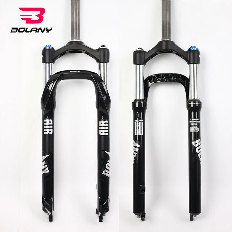 

Mountain Bike 26" Bicycle Supention Fork 4.0" Tire Beach Snow MTB Bike Suspension Fat Fork Coil Spring 100mm Travel