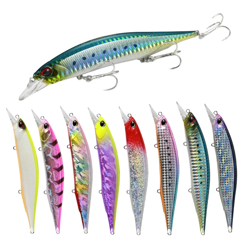 

Minnow Fishing Lure 13.5cm 17.5g Floating Artificial Hard Bait Bass Wobblers Lures Crankbait Trolling Pike Carp Fishing Tackle