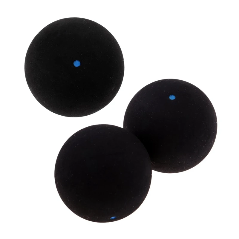 Мяч для сквоша синий точка быстрая скорость спортивные резиновые шарики профессиональный игрок соревнования Сквош(3 шт