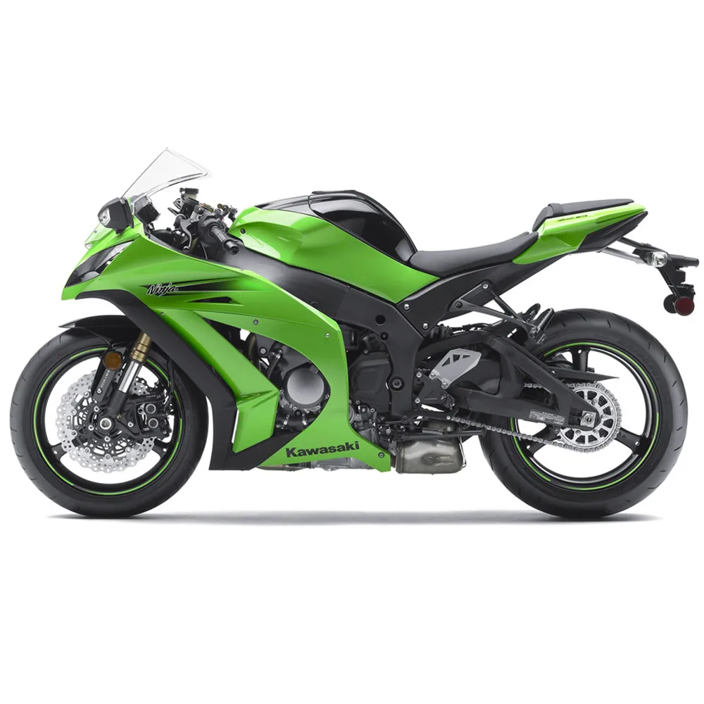 Мотоцикл для Kawasaki NinjaZX10R 2011-2012-2013 Ninja ZX10R 11-12-13 Полный комплект наклейка высокого качества